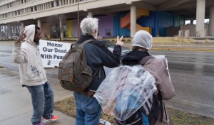 Weekly Peace Vigil at  Federal Building, Indianapolis