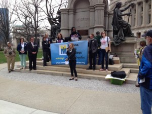 Asking for civil rights protections for Indiana's LGBT community