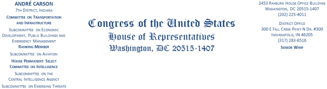 congressmancarsonletterhead